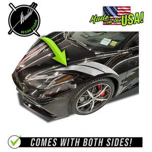 Fender Hash Mark Racing Stripes Decals 1- FITS 2020 and up Chevy Corvette C8 - Picture 1 of 3