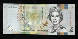 Bahamas, $ 1/2 dólar (50 centavos), 2018 (2019), P 76, QEII, UNC * - Imagen 1 de 2
