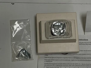 Faraday 2700B-E-21-24-DC Stand Alone Alarm Strobe 15/75 CD 20-31 VDC SOFT WHITE - Picture 1 of 3