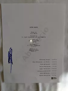 JADEN SMITH SIGNED AUTOGRAPH AFTER EARTH FULL MOVIE SCRIPT WILL SMITH BAS AUTH - Picture 1 of 2