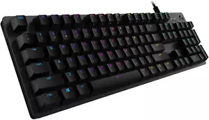 G512 CARBON LIGHTSYNC RGB Mechanical Gaming Keyboard with GX Brown Switches - Picture 1 of 12