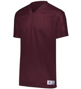 Russell Athletic R0593B Youth V-Neck Comfortable Solid Flag Football Jersey - Picture 1 of 16