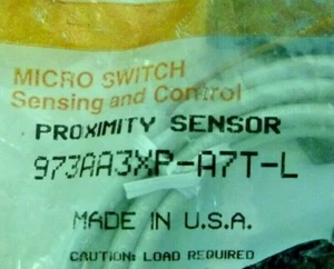 SENSOR DE PROXIMIDAD HONEYWELL MICRO INTERRUPTOR 973AA3XP-A7T-L - Imagen 1 de 2