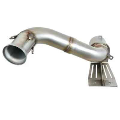 Stainless GGB Exhaust Straight Pipe 2020 2021 2022+ Can Am Maverick X3 Turbo RR - Image 1 of 3