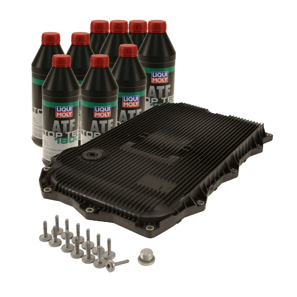 Kit de servicio de transmisión automática para BMW Kit de cárter de aceite y filtro Tapones de junta 9L Fluido ATF Foto 1 de 1