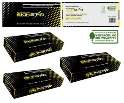 SKINSTAR Universal Wachs YELLOW EDITION Ski und Langlauf Wachs Ski Wax 750g - Bild 1 von 4