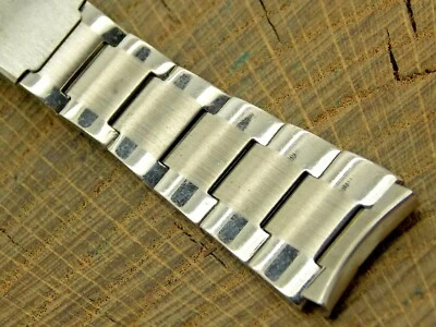 Correa de reloj vintage Baldwin NOS sin usar cierre de despliegue acero inoxidable 19 mm Foto 1 de 4