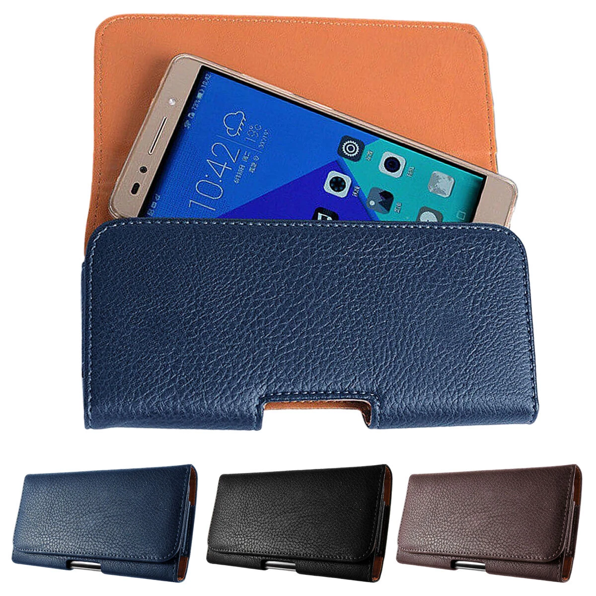 Vaxson Custodia Cellulare Blu, Compatibile Con Motorola Moto E5 Cruise, Cover Impermeabile Waterproof Case Pouch [Non Pellicola Protettiva ] Nuovo - Foto 2