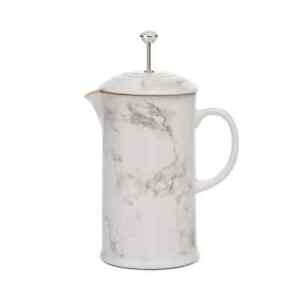 Le Creuset Stoneware Marble Applique French Press, New
