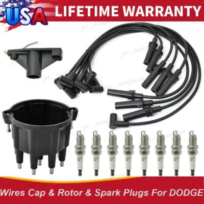 Kit de afinación bujías cables tapa para Dodge Ram Dakota Durango 5,2 L 5,9 L V8 Foto 1 de 4
