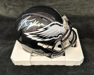 JASON KELCE Mini Casco Calcio Autografato Firmato Philadelphia Eagles COA - Foto 1 di 1