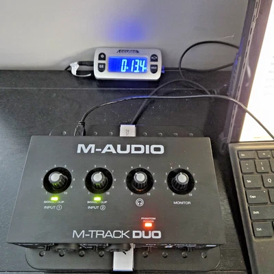 M-Audio M-Track Duo Interfaz USB de 2 Canales Viene con Cable USB / Estudio en Casa Foto 1 de 4