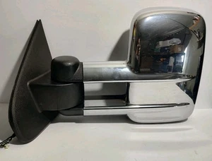 Chrome Door Mirror 14-15 Silverado Sierra 15-16 2500/3500 Left 22820397 oem - Picture 1 of 10