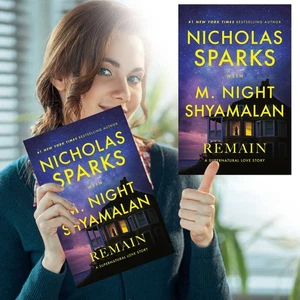Remain: A Supernatural Love Story By Nicholas Sparks Paperback Book - Picture 1 of 7