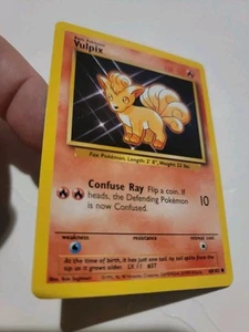 Pokémon Card Vulpix 68/102 Base Set Unlimited Common Vintage WOTC 1999 Vintage - Picture 1 of 2