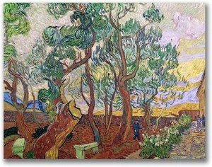 Trademark Art The Garden of St. Paul Canvas by 32L" x 24W" - Picture 1 of 6