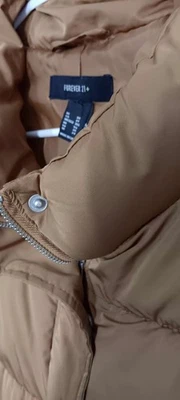Forever+ Rust Puffer Jacket Zip/Snap Closure Womens 3XL - Image 1 of 4