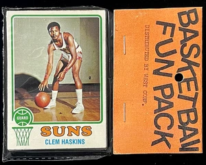 1973-74 Topps Basketball West Corp Fun Pack-Kareem Abdul-Jabbar on Back!-SEALED! - Picture 1 of 2