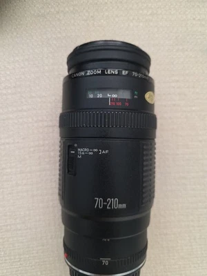Lente zoom Canon EF 70-210 mm 1:4 con lentes cubiertas delanteras y traseras hechas en Japón USADAS Foto 1 de 4