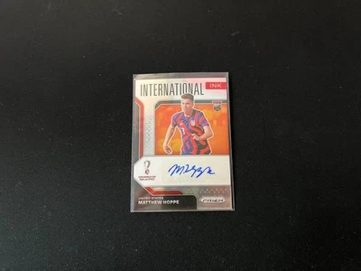 2022 Panini Prizm World Cup Qatar Soccer Signature #95 Matthew Hoppe RC - Image 1 of 2