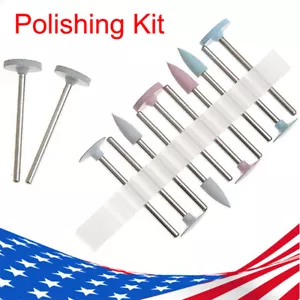 Dental Porcelain Teeth Polishing Kits HP0312 for Low Speed Handpiece 12 Pcs/Kit - Foto 1 di 5