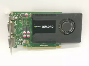 HP Nvidia Quadro K2000D 2GB GDDR5 PCIe 2.0 x16 Dual DVI 1x Mini DP Video Card - Picture 1 of 4