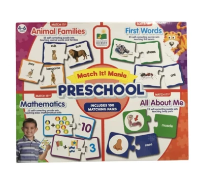 The Learning Journey Match it Mania Preschool Includes 100 Matching Pairs - Image 1 of 2