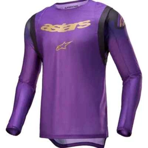 Alpinestars Supertech Le Champ Mens UltraViolet/Gold/Black Jersey ~LARGE - Bild 1 von 2