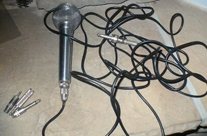 Calrad Cardioid Chrome Dynamic Microphone DM-59HL Dual Impedance w/ 20' cord - Picture 1 of 7