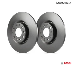 2x Bosch Brake Discs Set Rear Ø 10 1/4in for Mitsubishi Carisma Volvo S40 V40 - Picture 1 of 2