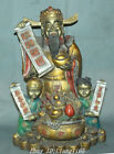 China Bronze Malerei Gott des Reichtums Mammon Tongzi Child Boy Buddha Statue