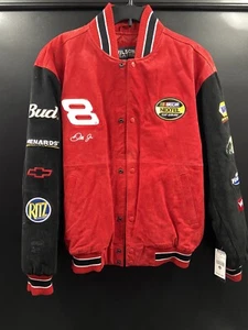 NASCAR Chase Authentic Dale Earnhardt Jr. Racing Jacket Size M Wilson Leather - Picture 1 of 10