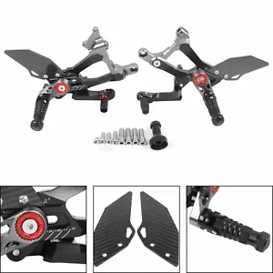 For Ducati Panigale V4 V4S V4R 2018-2024 Adjustable Rearsets FootPegs Footrests - Picture 1 of 9