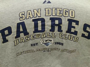 T Shirt San Diego Padres Base Ball Club National League West Division Size Xl - Picture 1 of 8
