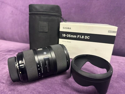Sigma 18-35mm f/1.8 DC HSM Art Lens for Nikon F Mount Cameras - Image 1 of 2