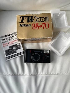 NIKON TW ZOOM 35-70MM MACRO LENS COMPACT CAMERA BOXED - Picture 1 of 18