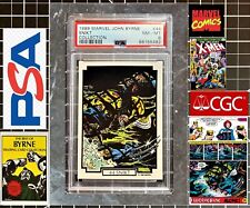 1989 Marvel Comic Images John Byrne - PSA 8 NM-MT - #44 Wolverine Snikt
