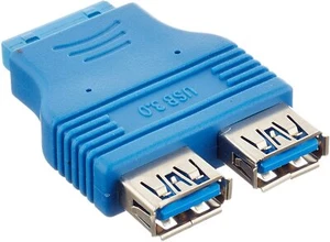 System-S 20pin Motherboard Header to 2X USB A 3.0 Adapter - Picture 1 of 2