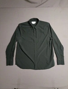 Ministry of Supply Shirt Mens Large L Black Performance Hidden Buttons Tech EUC - Picture 1 of 11