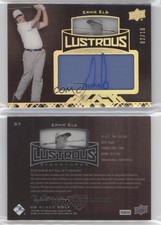 2014 Upper Deck Exquisite Collection UD Black Spectrum Gold /10 Ernie Els Auto