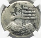 TETRADRACHM DUŻA, NGC Phraates IV 38-2 BC, PARTYJSKIE IMPERIUM PERSKIE MONETA