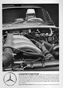 Mercedes-Benz 300 SL 1959 ""EinSpritzMotor"" anuncio impreso original - Imagen 1 de 1