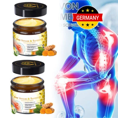 WIYUN 60G Bienengift-Creme-Salbe Gelenk- und Knochensalbe für Balsam-Knieschmerz-Creme