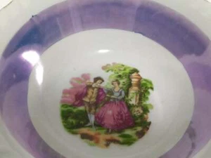 Vintage Rare Romantic Couple Decorative Plate Wall Hanging Made In Japan - Picture 1 of 5