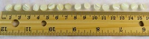 16 Vintage 7 mm Shank Mother of Pearl Buttons - Picture 1 of 2