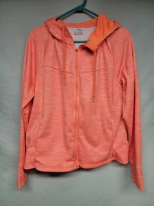 Danskin NOW Orange Full Zippered Drawstring Hoodie (Size XXL (20)) - Picture 1 of 3