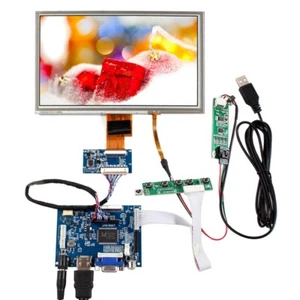 Carte contrôleur LCD HD VGA AV 8 pouces 1024x600 ZJ080NA écran tactile résistif LCD - Photo 1/7