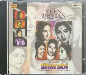Teen Devian / Sharabi - RARE 2 IN 1 Bollywood Music CD CDF 120116 - Imagen 1 de 3