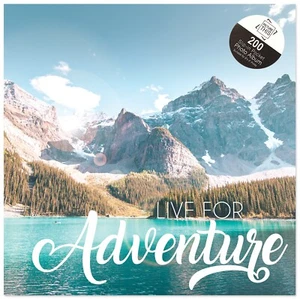 Álbum de fotos de vacaciones en vivo para aventura con capacidad para 200 fotografías de viaje de 4" x 6" 7551 - Imagen 1 de 2