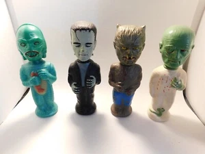 Soaky Bottle 1960s Universal Monsters Colgate Palmolive Set Creature Frank Wolf+ - Picture 1 of 24